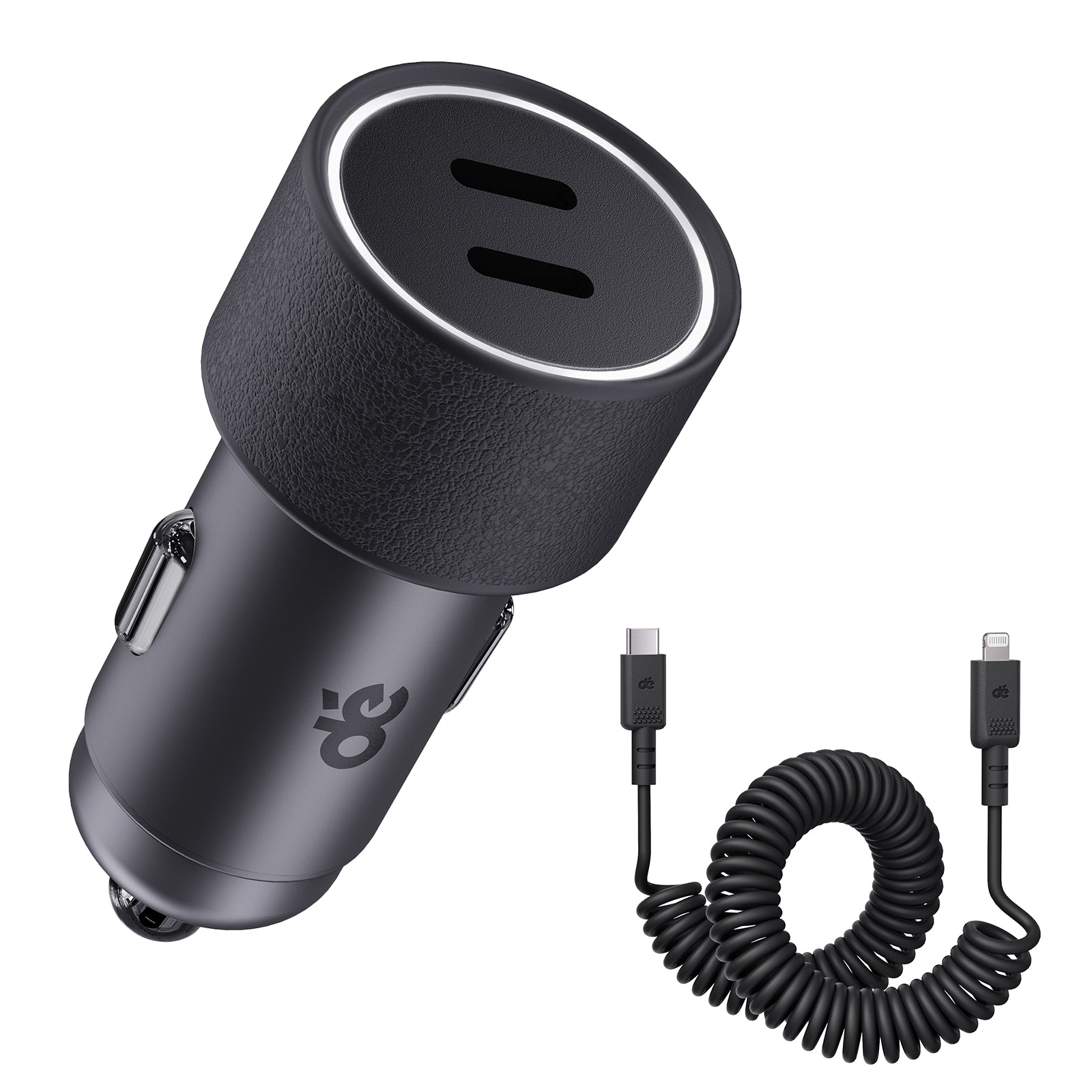 USB Car Charger & Lightning Connector
